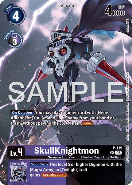 SkullKnightmon [P-115] - P-115 (Sinister Order Legend Pack) [Sinister Order] | Anubis Games and Hobby