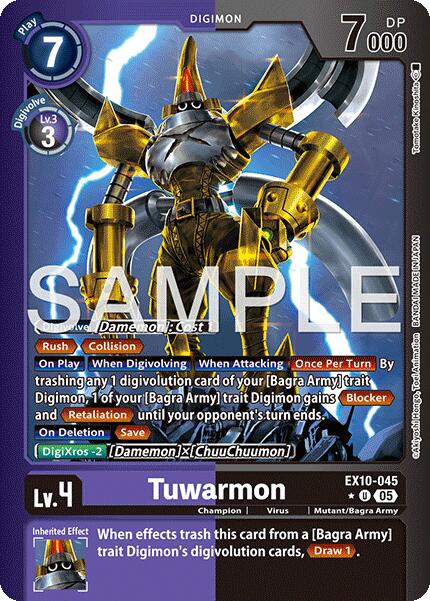 Tuwarmon [EX10-045] (Limited Foil) [Sinister Order] | Anubis Games and Hobby