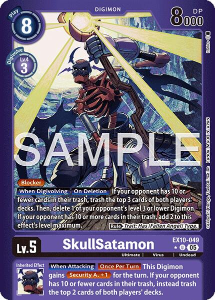 SkullSatamon [EX10-049] (Limited Foil) [Sinister Order] | Anubis Games and Hobby