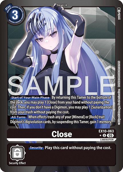 Close [EX10-063] (Limited Foil) [Sinister Order] | Anubis Games and Hobby