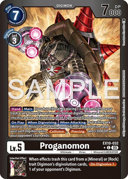 Proganomon [EX10-032] (Limited Foil) [Sinister Order] | Anubis Games and Hobby