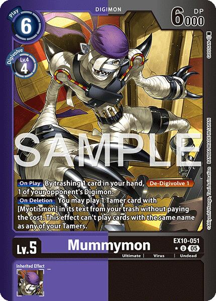 Mummymon [EX10-051] (Limited Foil) [Sinister Order] | Anubis Games and Hobby
