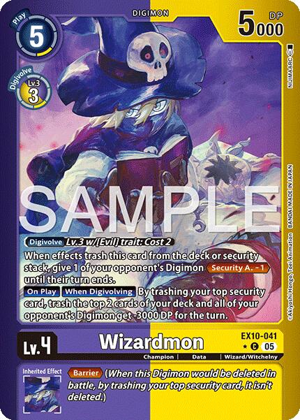 Wizardmon [EX10-041] (Limited Foil) [Sinister Order] | Anubis Games and Hobby