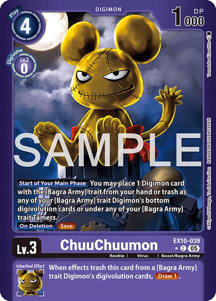 ChuuChuumon [EX10-039] (Limited Foil) [Sinister Order] | Anubis Games and Hobby