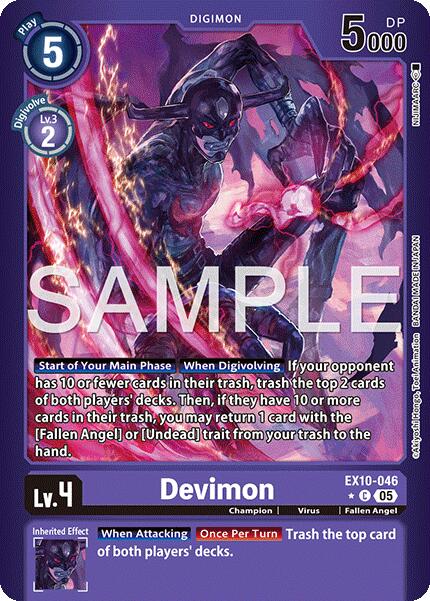 Devimon [EX10-046] (Limited Foil) [Sinister Order] | Anubis Games and Hobby