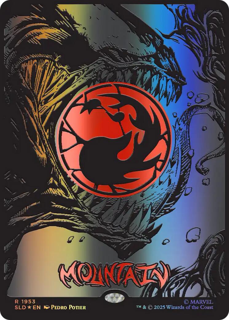 Mountain (1953) (Raised Foil) [Secret Lair Drop Series] | Anubis Games and Hobby