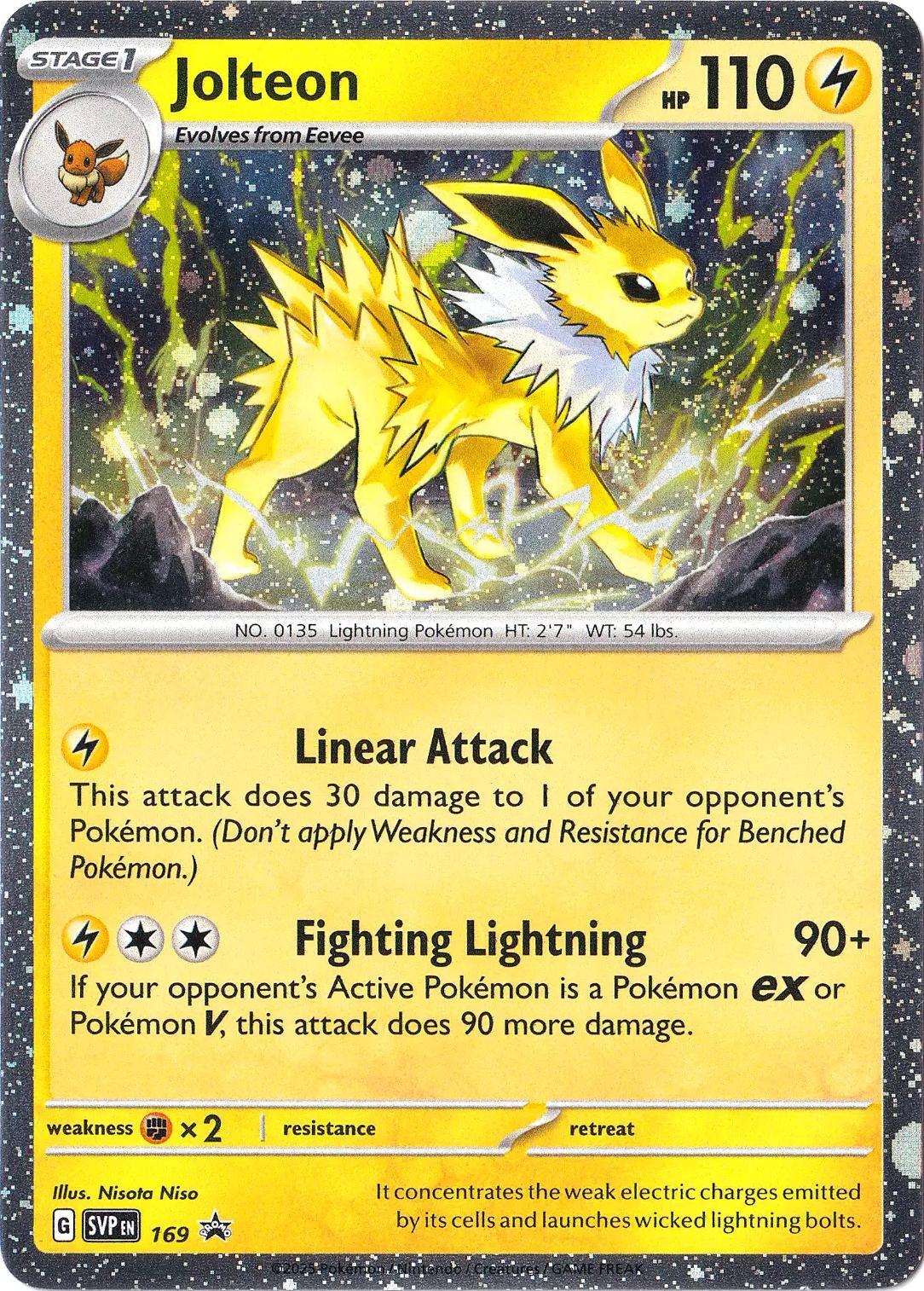 Jolteon (169) (Cosmos Holo) [Scarlet & Violet: Black Star Promos] | Anubis Games and Hobby