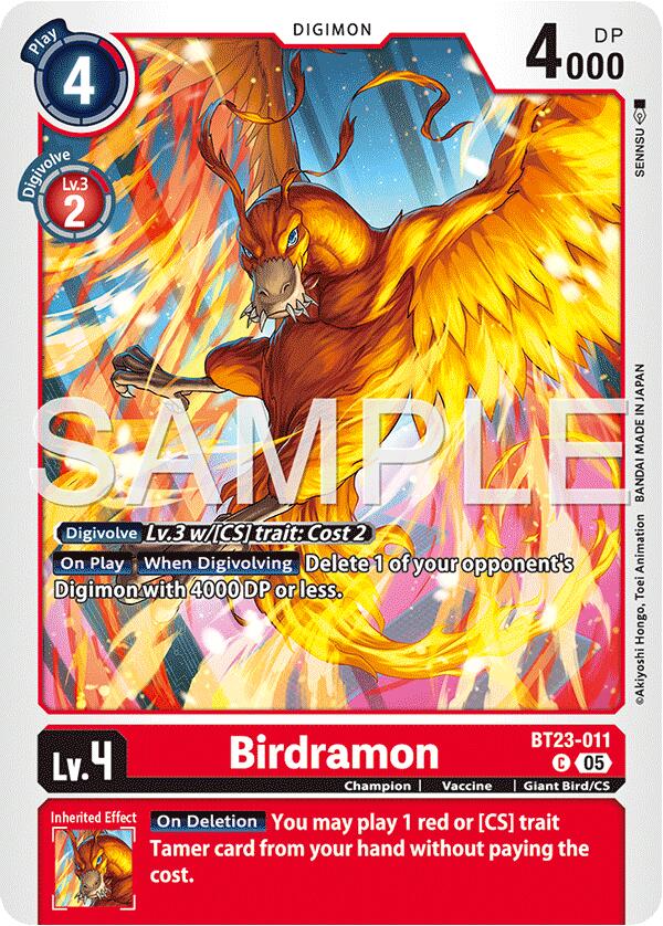 Birdramon [BT23-011] [Hackers' Slumber] | Anubis Games and Hobby