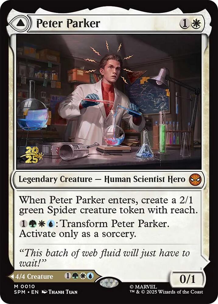 Peter Parker // Amazing Spider-Man [Marvel's Spider-Man Prerelease Promos] | Anubis Games and Hobby