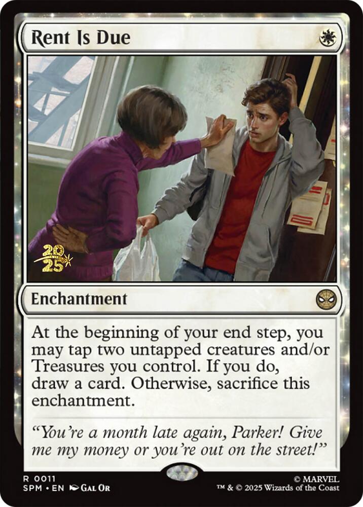 Rent Is Due [Marvel's Spider-Man Prerelease Promos] | Anubis Games and Hobby