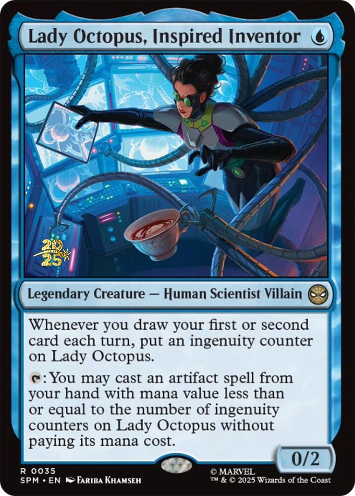 Lady Octopus, Inspired Inventor [Marvel's Spider-Man Prerelease Promos] | Anubis Games and Hobby