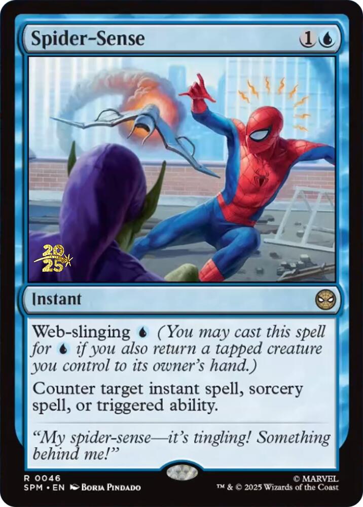 Spider-Sense [Marvel's Spider-Man Prerelease Promos] | Anubis Games and Hobby