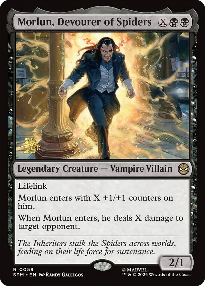 Morlun, Devourer of Spiders [Marvel's Spider-Man Prerelease Promos] | Anubis Games and Hobby