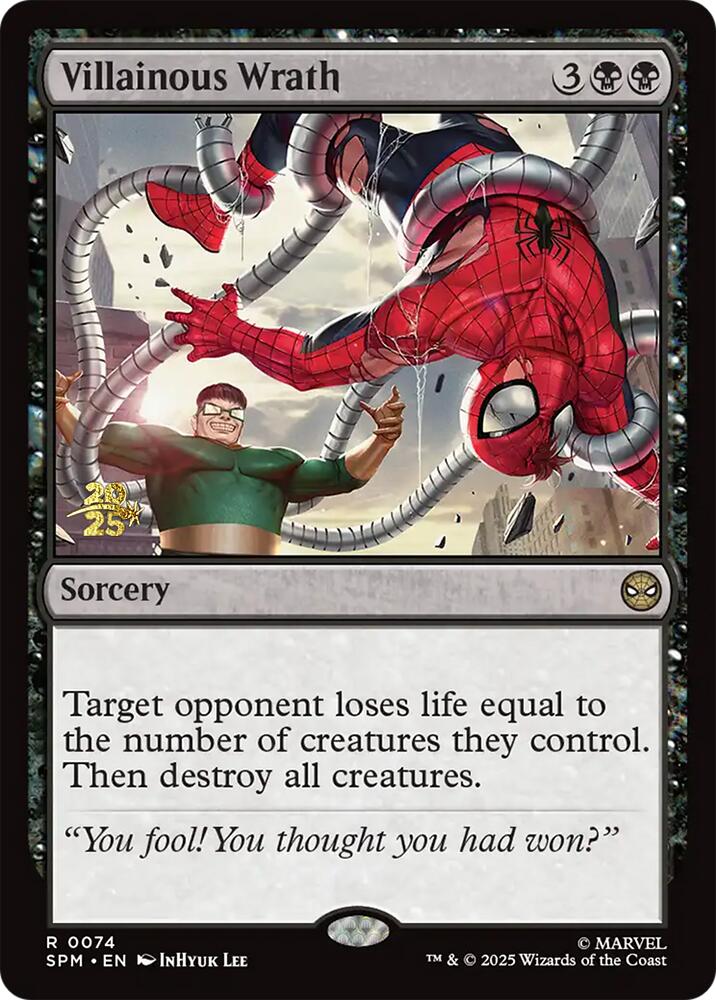 Villainous Wrath [Marvel's Spider-Man Prerelease Promos] | Anubis Games and Hobby