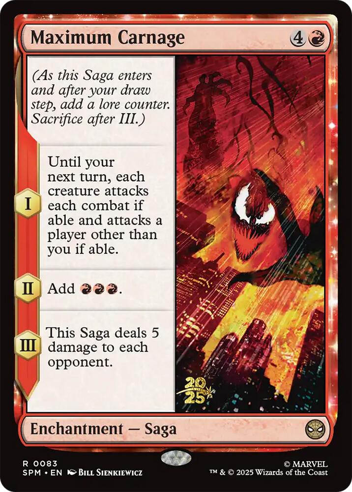 Maximum Carnage [Marvel's Spider-Man Prerelease Promos] | Anubis Games and Hobby