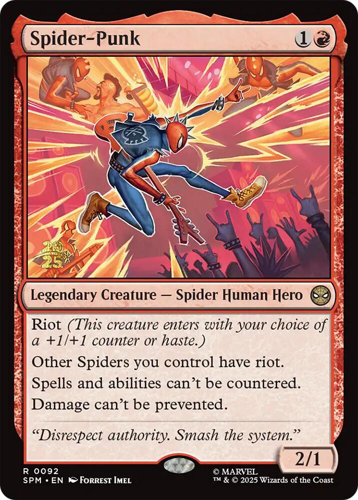 Spider-Punk [Marvel's Spider-Man Prerelease Promos] | Anubis Games and Hobby