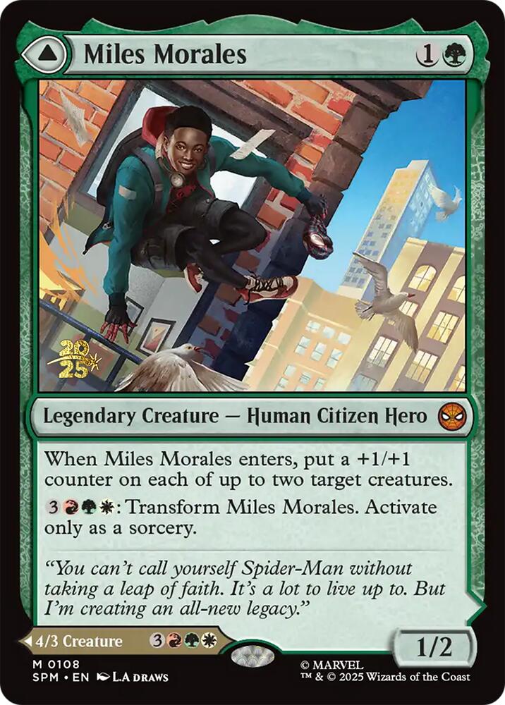 Miles Morales // Ultimate Spider-Man [Marvel's Spider-Man Prerelease Promos] | Anubis Games and Hobby