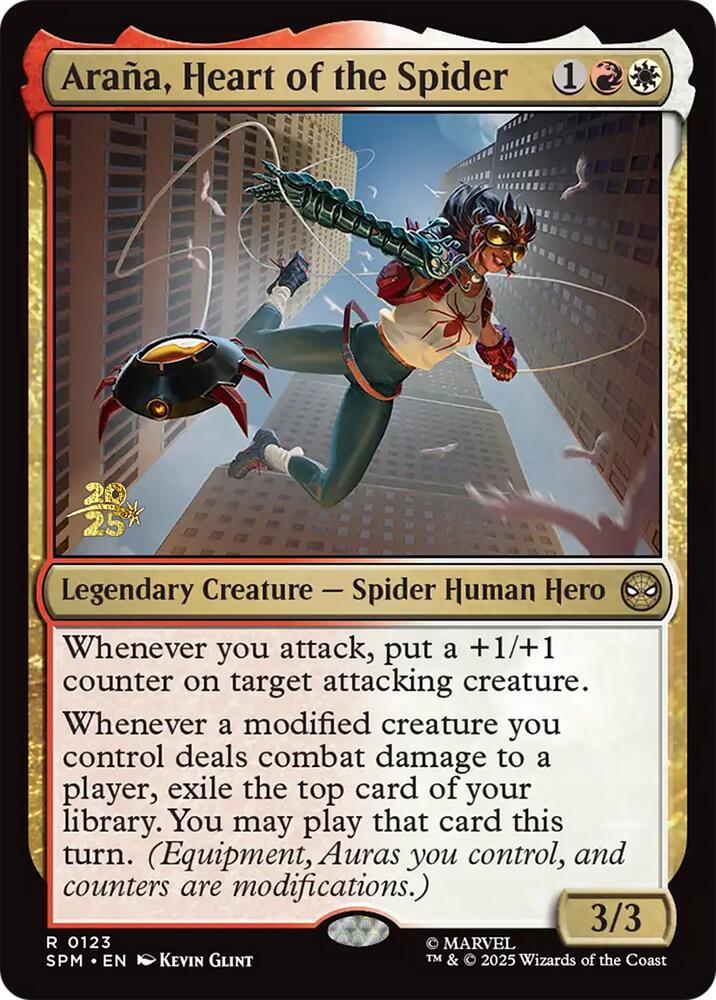 Arana, Heart of the Spider [Marvel's Spider-Man Prerelease Promos] | Anubis Games and Hobby