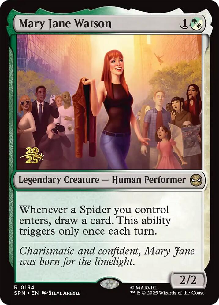 Mary Jane Watson [Marvel's Spider-Man Prerelease Promos] | Anubis Games and Hobby