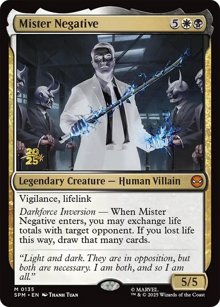 Mister Negative [Marvel's Spider-Man Prerelease Promos] | Anubis Games and Hobby