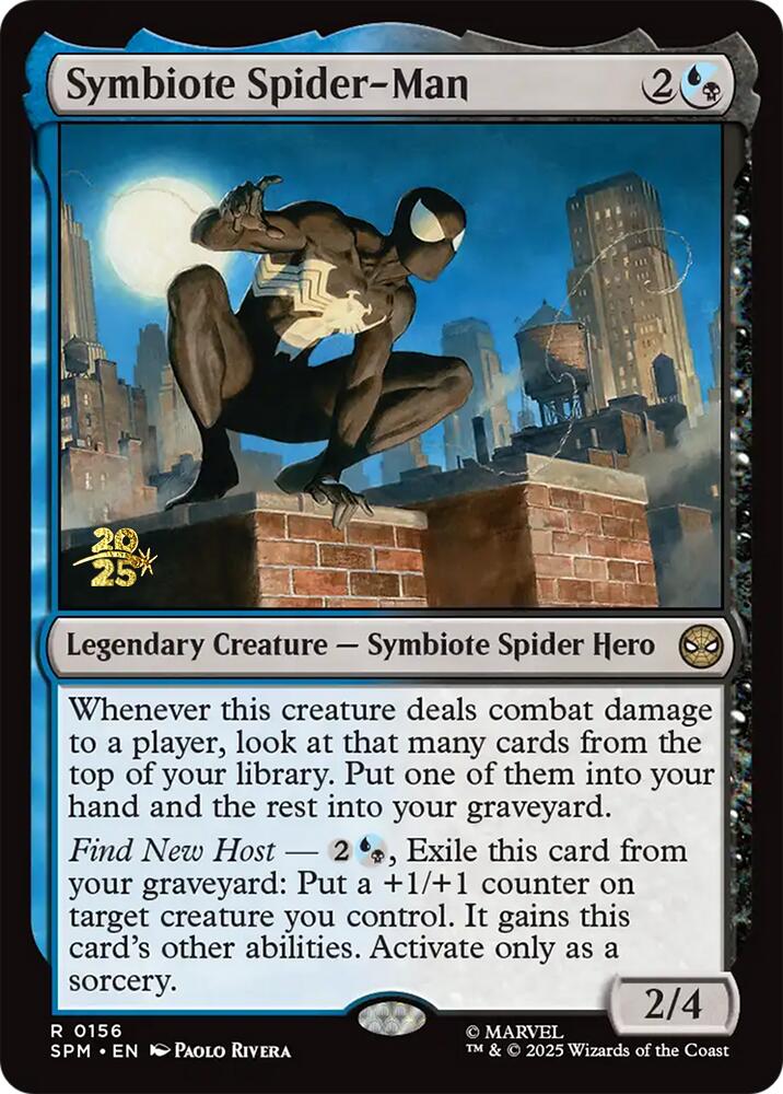 Symbiote Spider-Man [Marvel's Spider-Man Prerelease Promos] | Anubis Games and Hobby