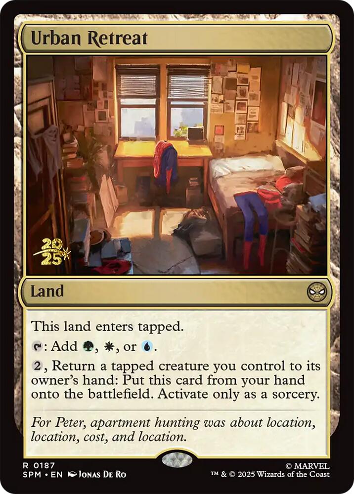 Urban Retreat [Marvel's Spider-Man Prerelease Promos] | Anubis Games and Hobby