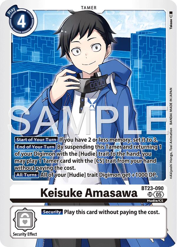 Keisuke Amasawa [BT23-090] [Hackers' Slumber] | Anubis Games and Hobby