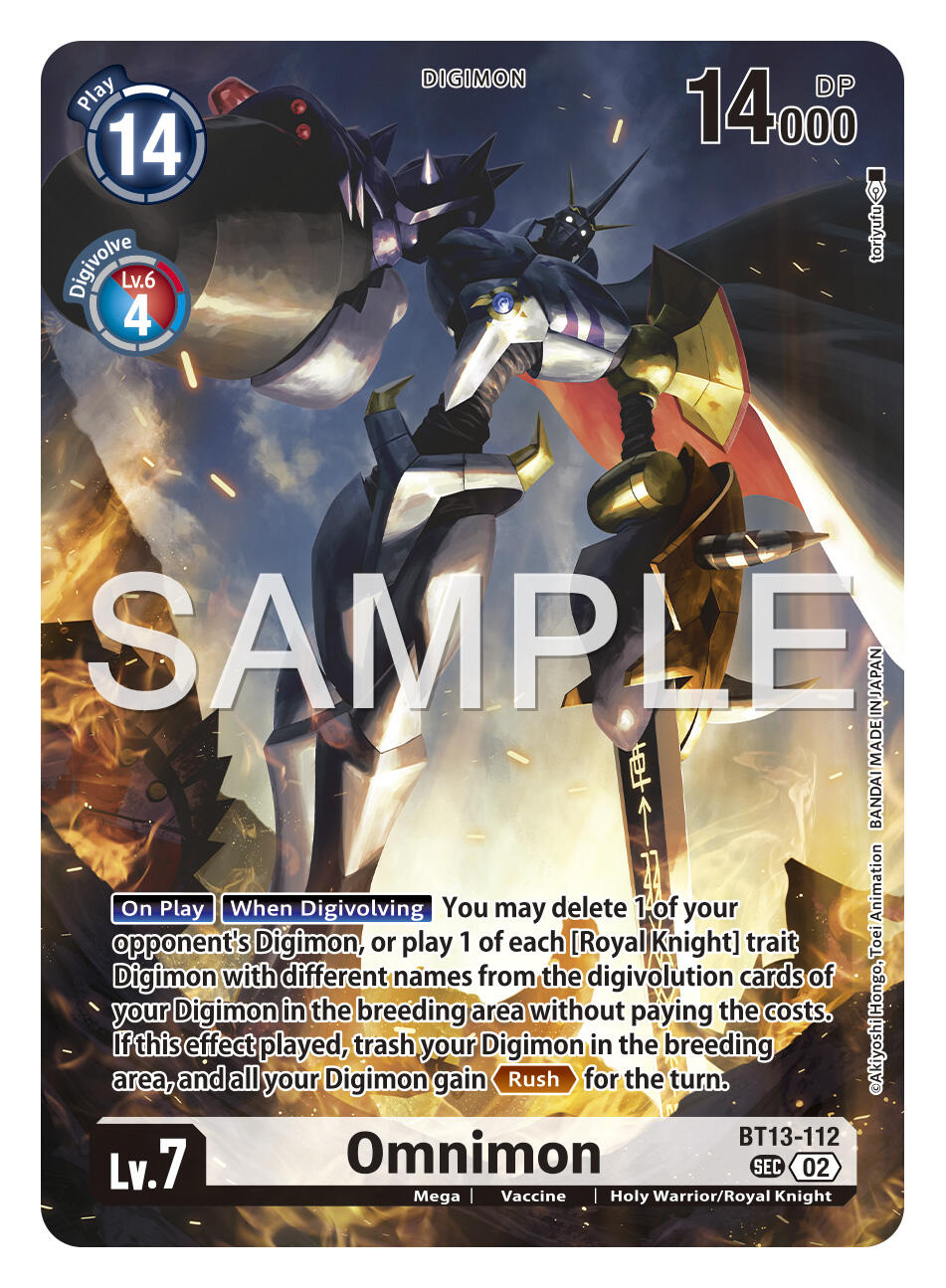 Omnimon [BT13-112] [Limited Card Pack -Another Knight-] | Anubis Games and Hobby