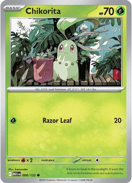 Chikorita (008/132) [Mega Evolution: Base Set] | Anubis Games and Hobby