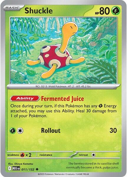 Shuckle (011/132) [Mega Evolutions: Base Set] | Anubis Games and Hobby