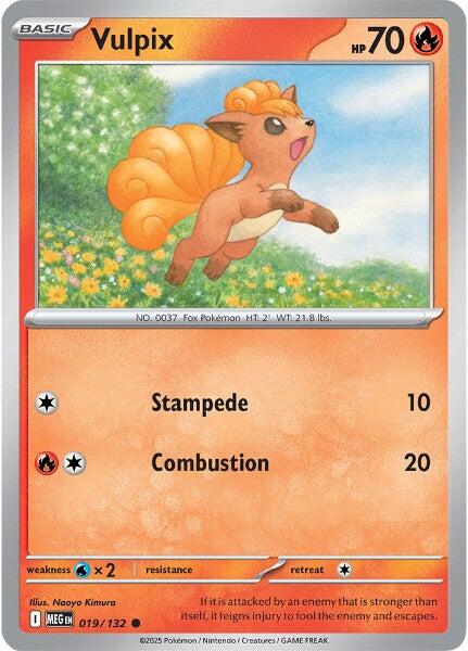Vulpix (019/132) [Mega Evolution: Base Set] | Anubis Games and Hobby