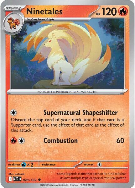 Ninetales (020/132) [Mega Evolution: Base Set] | Anubis Games and Hobby