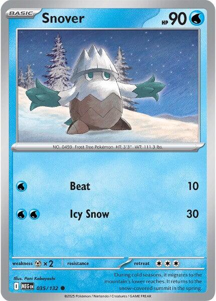Snover (035/132) [Mega Evolution: Base Set] | Anubis Games and Hobby