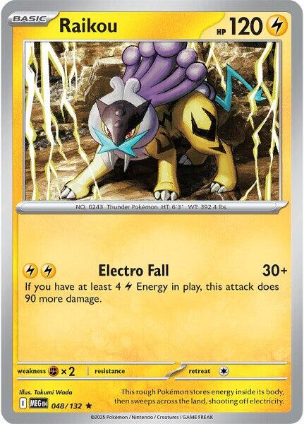 Raikou (048/132) [Mega Evolution: Base Set] | Anubis Games and Hobby