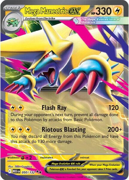 Mega Manectric ex (050/132) [Mega Evolution: Base Set] | Anubis Games and Hobby