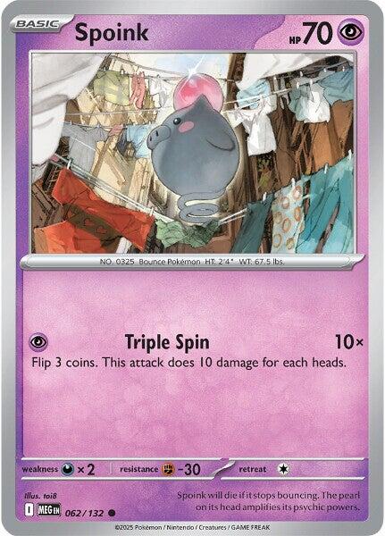 Spoink (062/132) [Mega Evolutions: Base Set] | Anubis Games and Hobby
