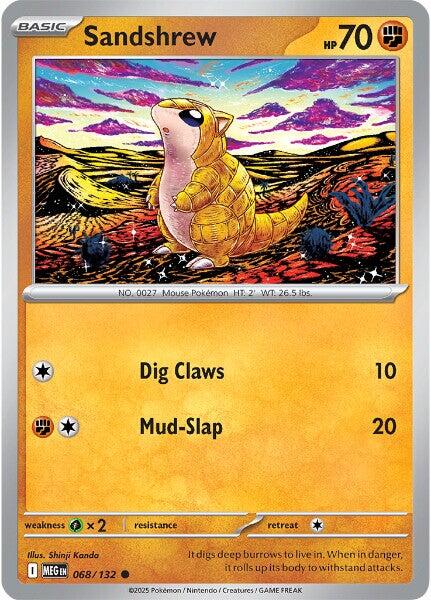 Sandshrew (068/132) [Mega Evolution: Base Set] | Anubis Games and Hobby
