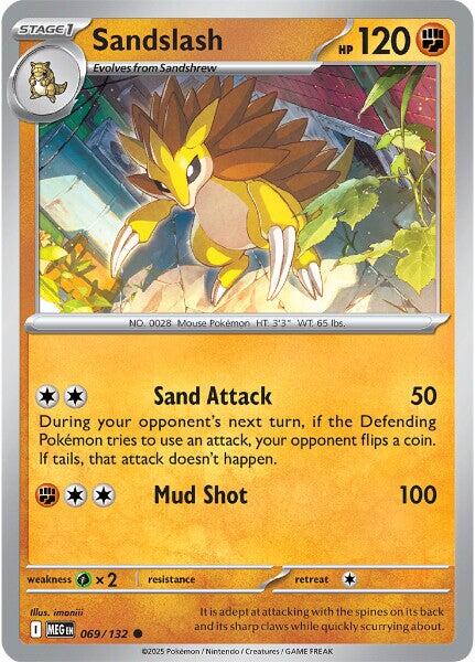 Sandslash (069/132) [Mega Evolution: Base Set] | Anubis Games and Hobby