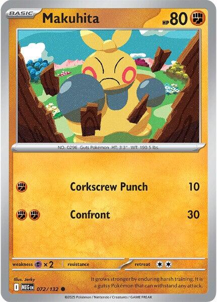 Makuhita (072/132) [Mega Evolution: Base Set] | Anubis Games and Hobby