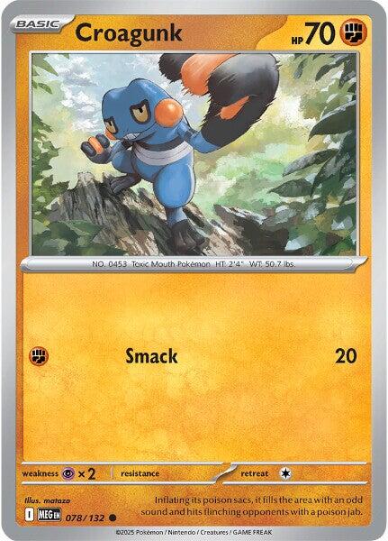 Croagunk (078/132) [Mega Evolution: Base Set] | Anubis Games and Hobby
