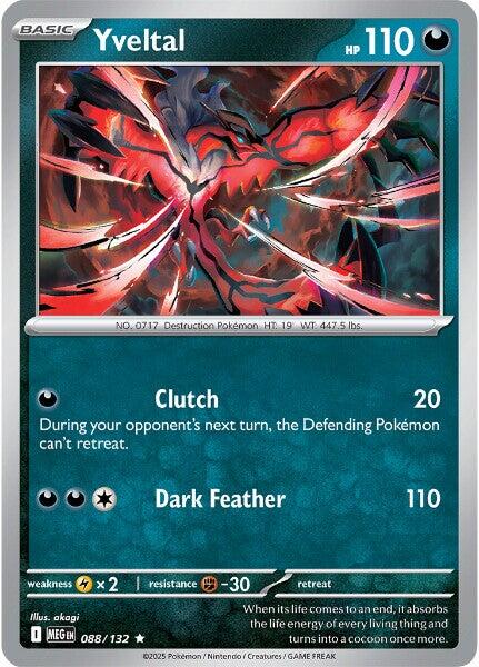 Yveltal (088/132) [Mega Evolution: Base Set] | Anubis Games and Hobby