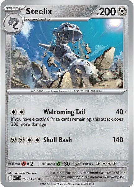 Steelix (093/132) [Mega Evolution: Base Set] | Anubis Games and Hobby