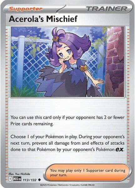 Acerola's Mischief (113/132) [Mega Evolutions: Base Set] | Anubis Games and Hobby
