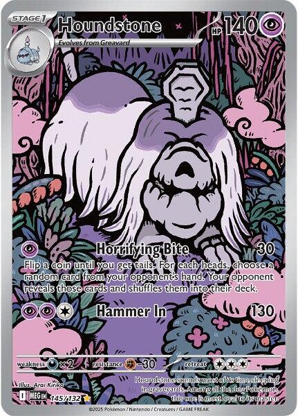 Houndstone (145/132) [Mega Evolution: Base Set] | Anubis Games and Hobby