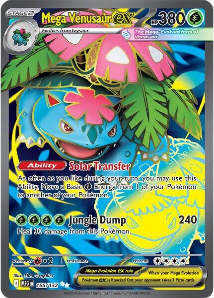 Mega Venusaur ex (155/132) [Mega Evolution: Base Set] | Anubis Games and Hobby