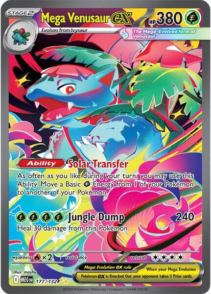 Mega Venusaur ex (177/132) [Mega Evolution: Base Set] | Anubis Games and Hobby