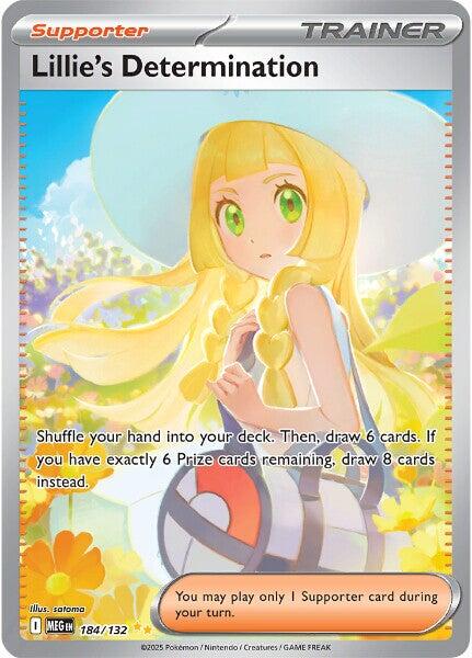 Lillie's Determination (184/132) [Mega Evolutions: Base Set] | Anubis Games and Hobby
