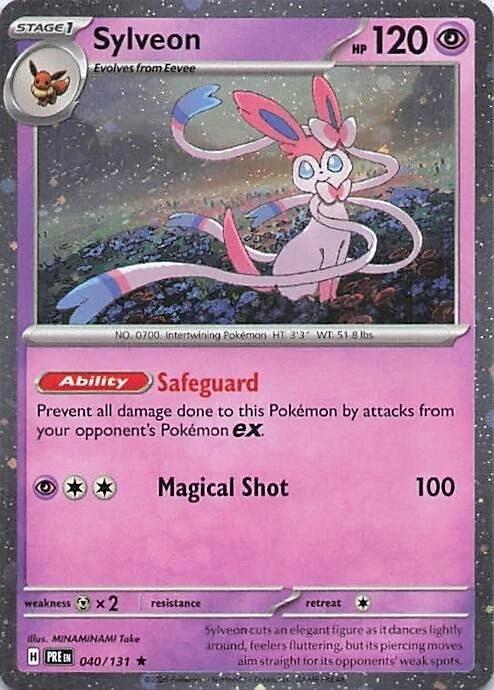 Sylveon (040/131) (Cosmos Holo) [Miscellaneous Cards] | Anubis Games and Hobby