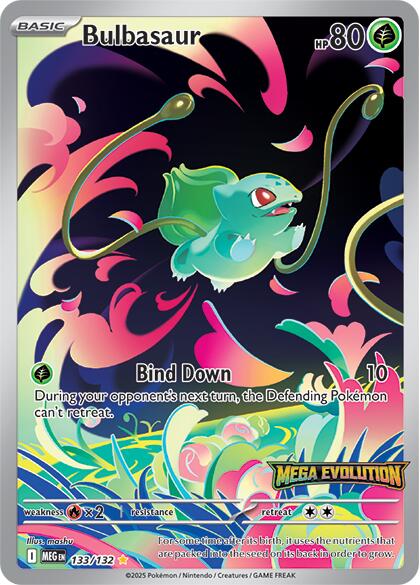 Bulbasaur (133/132) (Mega Evolution) [Mega Evolution: Base Set] | Anubis Games and Hobby