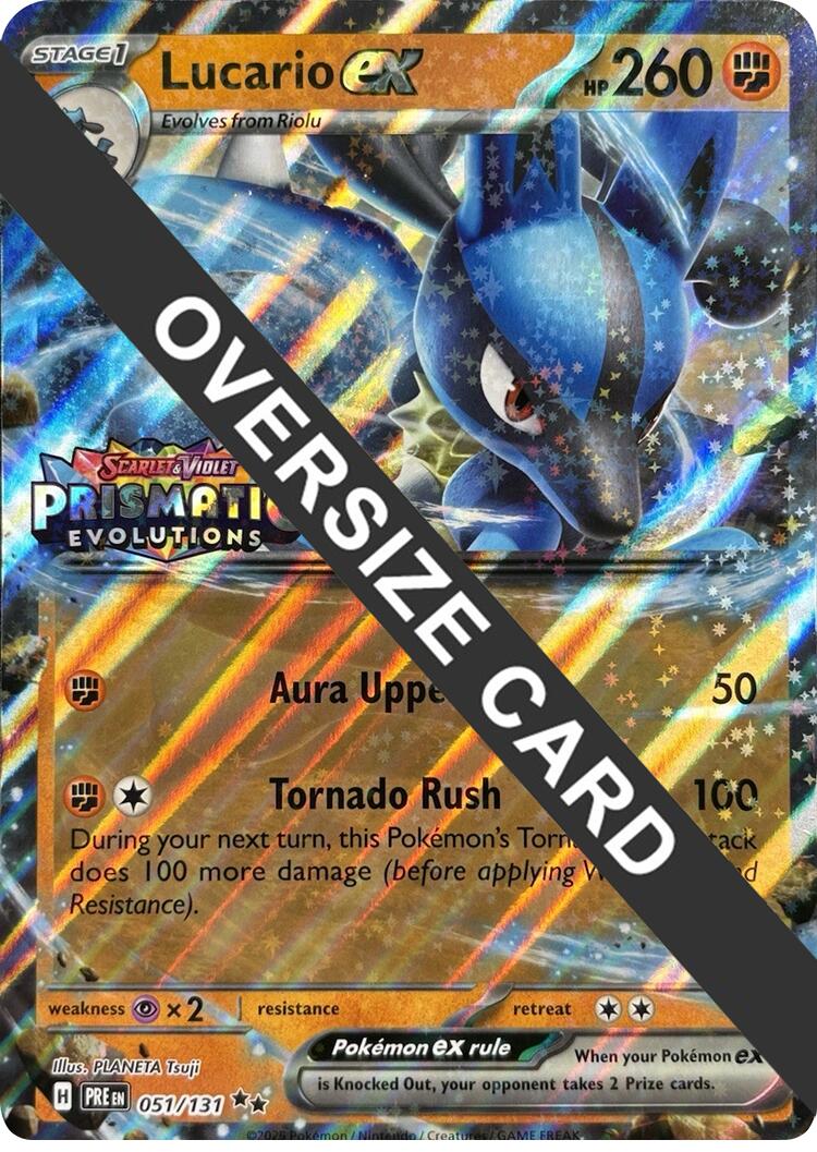 Lucario ex (051/131) (Prismatic Evolutions Stamp) [Scarlet & Violet: Prismatic Evolutions] | Anubis Games and Hobby
